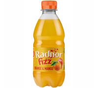 Radnor Fizz Orange & Mango Sparkling Juice Drink 24x330ml - 45% juice from concentrate, 1 of your 5 a day