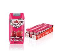 Radnor Fruits Raspberry + Cherry Tetra Pack 200ml (Pack of 24) T-RF20STRC/24