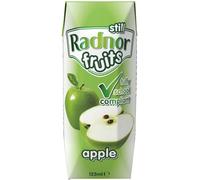 Radnor Fruits Still Apple Juice from Concentrate 60 x 125ml - Fully School Compliant, Lightly Pasteurised