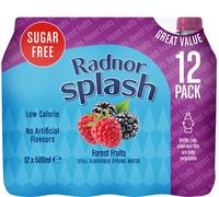 Radnor Splash 12x500ml Forest Fruits Sugar Free Flavoured Still Water multipack