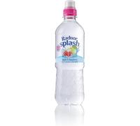 Radnor Splash Apple & Raspberry Sugar Free Flavoured Water - 500ml (Pack of 12) | Sugar Free Fruit Flavoured Spring Water | Refreshing Low Calorie Hydration Drink