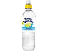 Radnor Splash Lemon and Lime Flavoured Water - Sugar Free, No Added Sugar, Still Water with Sports Cap