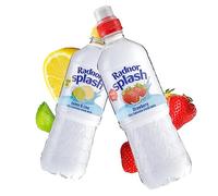 Radnor Splash Lemon & Lime Still Flavoured Spring Water - 12x500ml & Radnor Splash Strawberry Still Flavoured Spring Water - 12x500ml | Mix Case (Pack of 24)