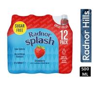 Radnor Splash Sugar Free Strawberry 24x500ml