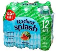 Radnor Splash Sugar-Free Watermelon Flavoured Spring Water - 12 x 500ml - Low-Calorie, Natural Flavourings