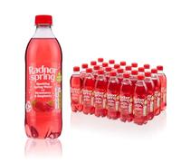 Radnor Spring Sparkling Water with Fruit, No Added Sugar, Added B Vitamins, 24 x 500ml Bottles (Strawberry & Raspberry)