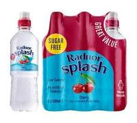 Radnor Still Cherry Flavoured Drink 500ml x 6 Bottles | Refreshing Fruit Flavoured Water | Low Calorie Soft Drink | School, Office & Catering Multipack