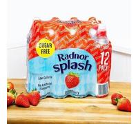Radnor Strawberry Still Water Drink 500ml (Pack of 12) | Fruity Flavoured Hydration Beverage | Convenient Grab & Go Bottles | Family & Catering Pack