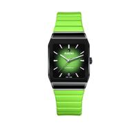 Rado Anatom Automatic Lime Green Rubber Strap Watch