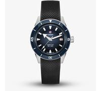 Rado Captain Cook Blue Dial Black Rubber Strap Watch R32223229