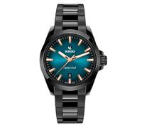 Rado Captain Cook Discover 40.7mm Blue Gradient Dial Black High-Tech Ceramic Watch