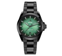 Rado Captain Cook Discover 40.7mm Green Gradient Dial Black High-Tech Ceramic Watch