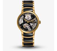 Rado Centrix Automatic Open Heart Two Tone Skeleton Dial Ceramic Bracelet Watch R30180162