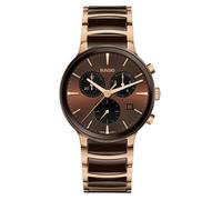 Rado Centrix Chronograph Brown Ceramic Bracelet Watch