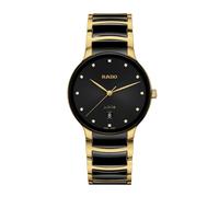 Rado Centrix Diamond Black & Gold Tone PVD Bracelet Watch