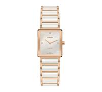 Rado Integral 23mm Mother Of Pearl Diamond Dial & Rose Gold PVD & White Ceramic Watch