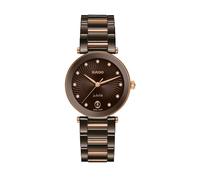 Rado La Coupole Diamond Brown Ceramic Bracelet Watch