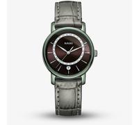 Rado Ladies DiaMaster Diamonds Quartz Grey Leather Strap Watch R14064735