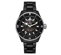Rado Men's Captain Cook High Tech Ceramic, Stainless Steel Swiss Automatic Watch Strap, Black, 21 (Model: R32127152), Black, Sport