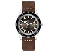 Rado Men's Captain Cook Leather Swiss Automatic Watch, Brown (R32505305), Brown, Automatic Watch