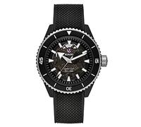 Rado Men's Captain Cook Swiss Automatic Watch with Rubber Strap, Black, 21 (Model: R32127156), Black, Diving Watch