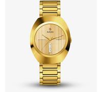 Rado Mens Diastar Original Automatic Gold Plated Bracelet Watch R12161253