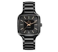 Rado True Square Automatic Black Ceramic Bracelet Watch