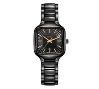 Rado True Square Women's Black Steel Bracelet Watch