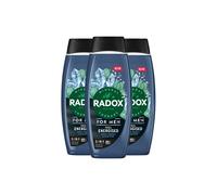 Radox 3X Mineral Therapy Feel Energised 2In1 'shower Gel' & Shampoo For Men, 450Ml In Navy Navy One Size