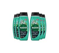 Radox Mineral Therapy Feel Invigorated 2-in-1 Shower Gel & Shampoo Body Wash uniquely blended with herbs, sea salt and a cedarwood & mint scent for a refreshing experience 6x 450 ml