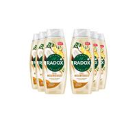 Radox Mineral Therapy Feel Nourished Shower Cream Body Wash uniquely blended with minerals, herbs and a coconut & pineapple scent for a mood-boosting experience 6x 450 ml