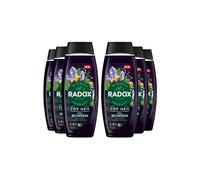 6x Radox Mineral Therapy Feel Recovered 2in1 Shower Gel & Shampoo for Men, 450ml
