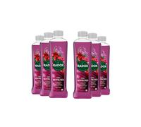6x Radox Mineral Therapy Feel Revitalised Bath Soak w/ Cherry & Raspberry, 500ml