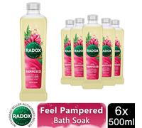 Radox Bath Soak 100% Nature Inspired Fragrances 500ml, 6 Pack