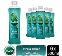 Radox Bath Soak 100% Nature Inspired Fragrances 500ml, 6 Pack