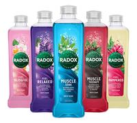 Radox Bath Soak Bubble Bath for Women - Mixed Pack of 10 Bottles (3 Muscle Soak, 1 Muscle Therapy, 2 Feel Relaxed, 2 Feel Blissful