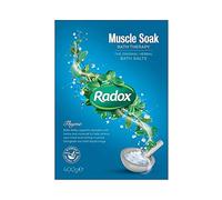 Radox Bath Therapy 400g Muscle Soak Herbal Bath Salts - Pack of 6