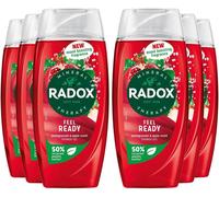 Radox Feel Ready Shower Gel Pomegranate & Apple 225ml x 6