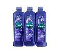 RADOX FEEL RELAXED, MINERALS HERBS, LAVENDER & WATERLILY BATH SOAK 3x500ml