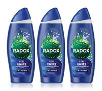 Radox Mineral Therapy Feel Awake body wash with scents of Fennel & Sea Minerals 2-in-1 Shower Gel & Shampoo for a reviving shower experience 500 ml