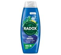 2 x 675ml Radox Mineral Therapy Feel Awake 2 in 1 Shower Gel & Shampoo