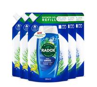 Radox Mineral Therapy 2-in-1 Shower Gel Refill Pouch Feel Awake 500ml, 10 Pack White