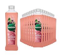 Radox Mineral Therapy Bath Soak, Infused Minerals & Herbs, 100% Nature Inspired Fragrances Designed to Make You Feel Heavenly, 500ml Bulk Buy (Pack of 18, Acai Berry)