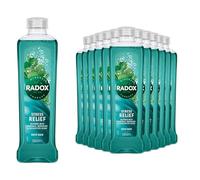 Radox Mineral Therapy Bath Soak, Infused Minerals & Herbs, 100% Nature Inspired Fragrances Designed to Make You Feel Heavenly, 500ml Bulk Buy (Pack of 12, Rosemary & Eucalyptus)