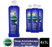 Radox Mineral Therapy Bath Soak Sleep Aromatherapy w/ DreamScentz Fragrance 4x1L