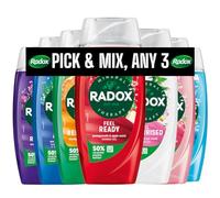 Radox Mineral Therapy Body Wash Shower Gel Collection Bundle | 3 x 225ml | Pick Any 3 | Mood-Boosting Fragrance | Build your Own Bundle.