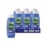 'Body Wash+Shampoo' 2in1 for Men with Fennel & Sea Minerals, 3x 450ml Radox Blue One Size