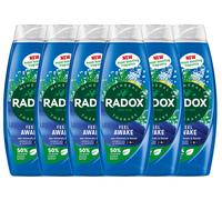 Radox Mineral Therapy Feel Awake 2 in 1 Shower Gel & Shampoo 675ml - Pack of 6