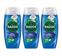 Radox Mineral Therapy Feel Awake Men 2in1 Shower Gel & Shampoo with Fennel & Sea Minerals - 225ml (Pack of 3)