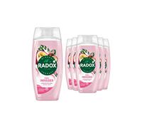 Radox Mineral Therapy Feel Indulged Shower Cream 225ml, 6 Pack - Moisturising Body Wash with Natural Minerals, Nourishing Skincare Formula for Soft Smooth Skin, Daily Use